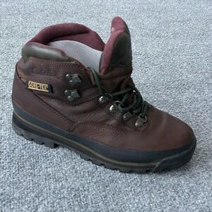 Cabelas Boots‎ Womens 9B Brown Leather Gore-Tex Hiking Ankle Waterproof